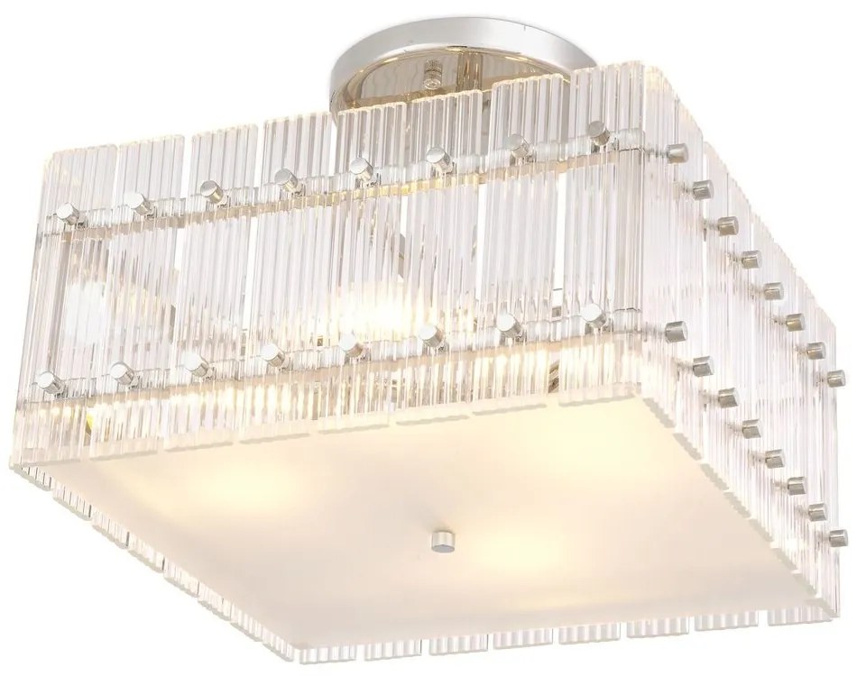 Lustra design LUX Ruby square, nickel 115536 HZ
