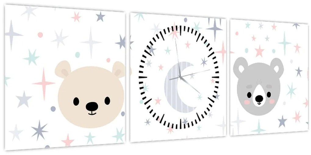 Tablou - Noapte bună. (cu ceas) (90x30 cm)