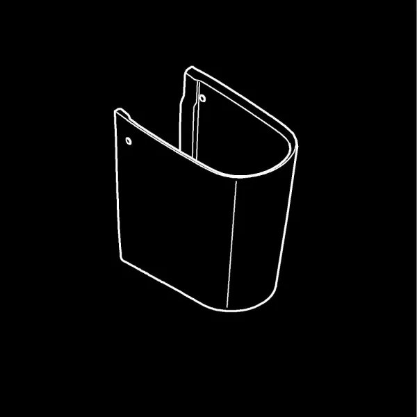 GROHE 39570000 - Semicoloană ESSENCE 320 × 319 mm ceramică/albă