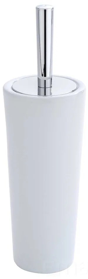 Perie WC cu suport Coni, Alb, 37x12 cm, Wenko