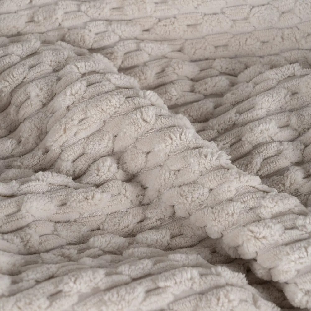 Cuvertură bej matlasată 230x260 cm – Ixia