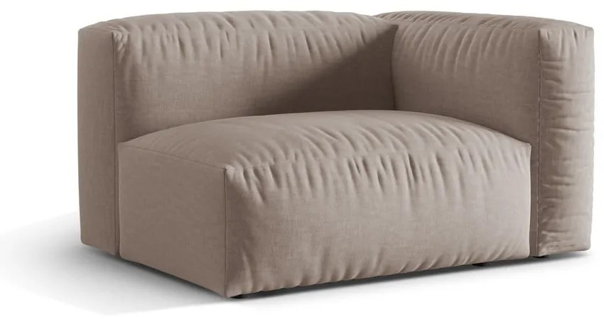 Modul pentru canapea modulară bej (cu colț pe partea dreaptă) Martina – Micadoni Home