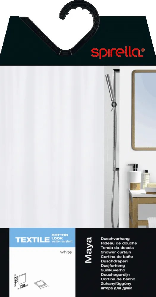 Perdea de duș 240x200 cm Maya – Spirella