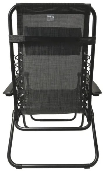 Scaun pliabil ajustabil antracit