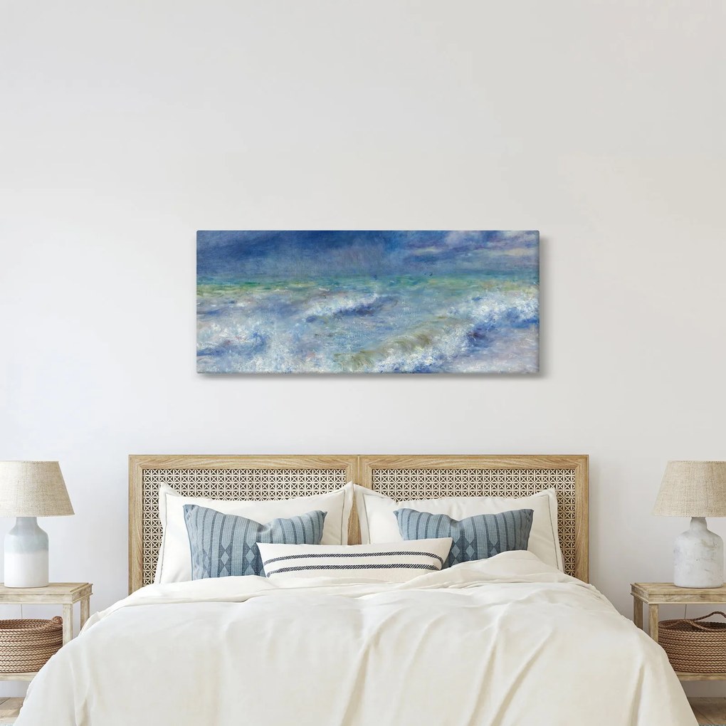 Tablou - Pierre-Auguste Renoir, Seascape, reproducere (120x50 cm)
