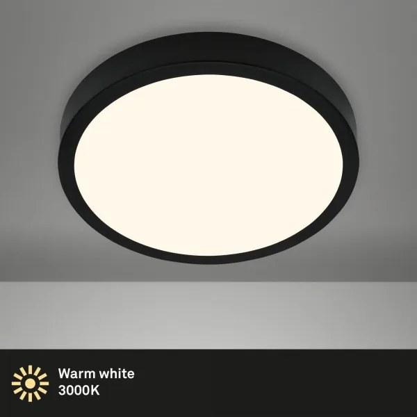 Plafonieră LED Briloner 3703-015 RUNA LED/24W/230V 3000K d. 38 cm negru