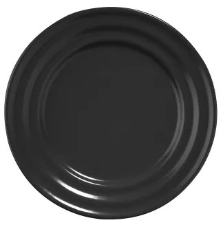 Set veselă 24 piese negru/porțelan