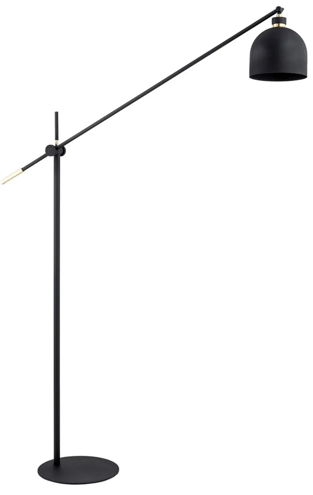 Lampadar / Lampa de podea reglabila design modern DETROIT negru