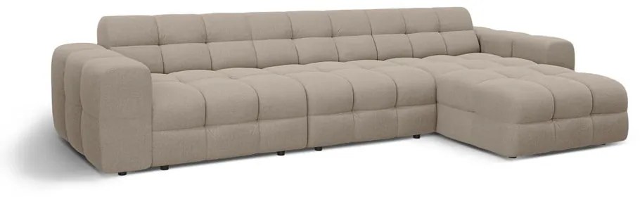 Colțar maro (cu colț pe partea dreaptă, cu șezlong) Kendal – Micadoni