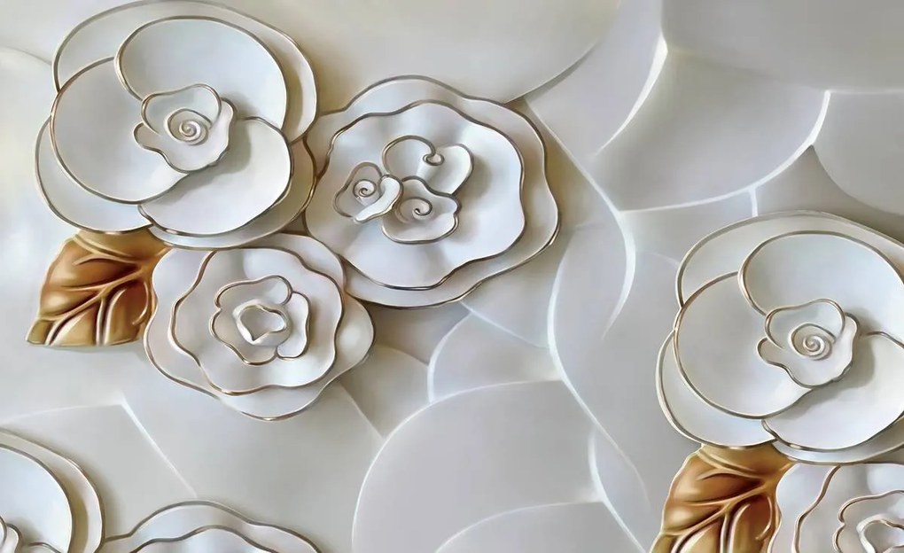 Fototapet - Floare din porcelan (254x184 cm)