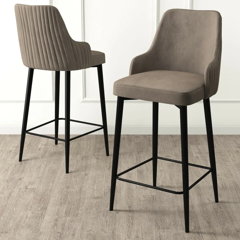 Set de scaune de bar Enox Cappuccino, 4 buc., 4 buc