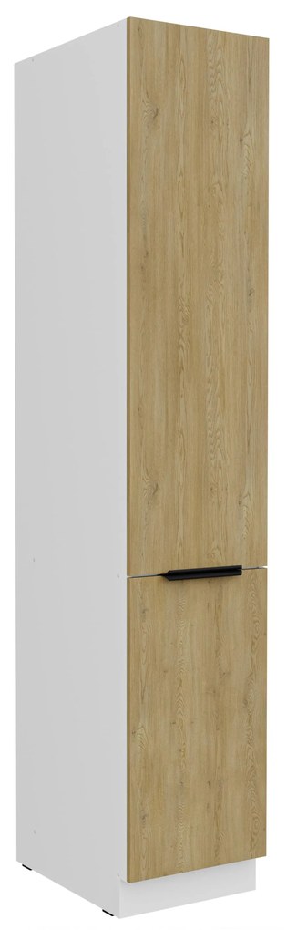 Dulap bucătărie pentru alimente Carminia 40 DK-210 2F (stejar cremona + alb). 1128083