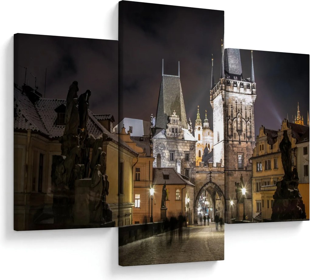 Tablou cu Poarta de pulbere iluminată (90x60 cm)