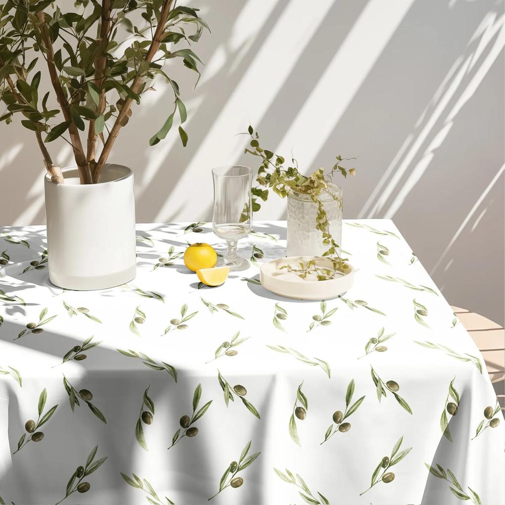 Goldea față de masă teflonată - măsline 100 x 100 cm