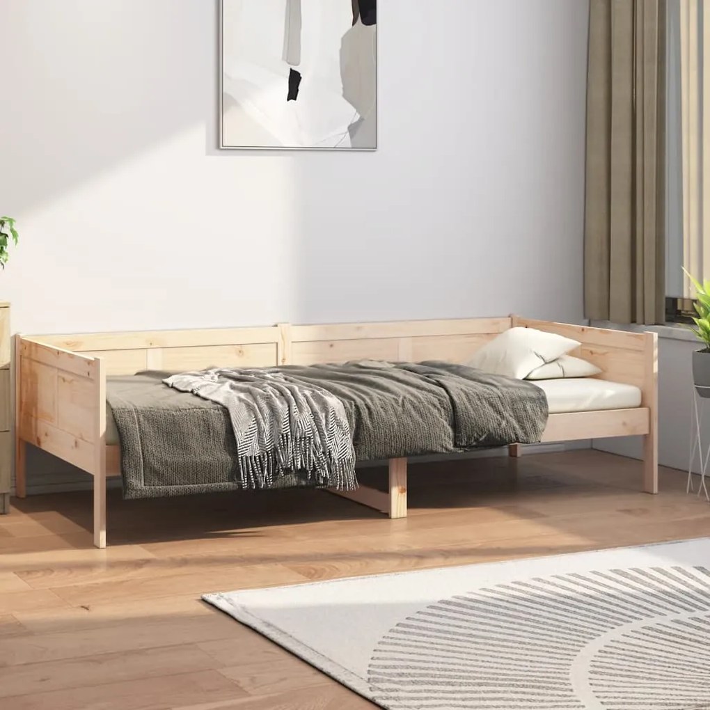 820242 vidaXL Pat de zi, 80x200 cm, lemn masiv de pin