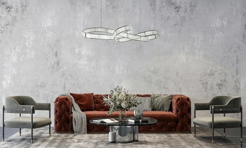 Lustra LED moderna design deosebit CHARMES 160B crom