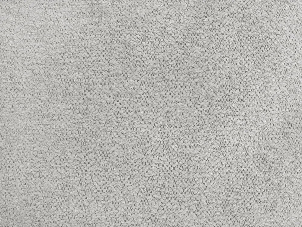 Taburet gri deschis cu tapițerie din chenille Roxelane – Bobochic Paris