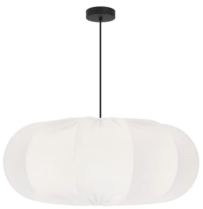 Lustru suspendat pe cablu CAFEE, 1x E27, 40W, 230V, Ø 52 cm, alb