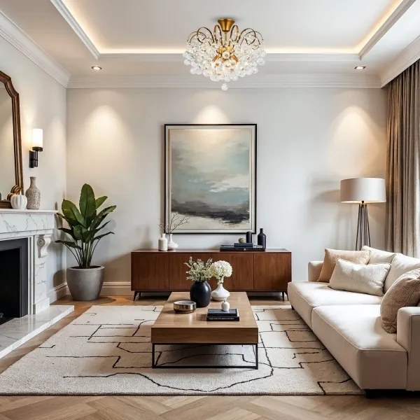 Lustră de cristal aplicată Brilagi CRYSTAL 6xE14/60W/230V bronz