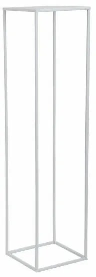 Suport pentru flori 100x24 cm, alb