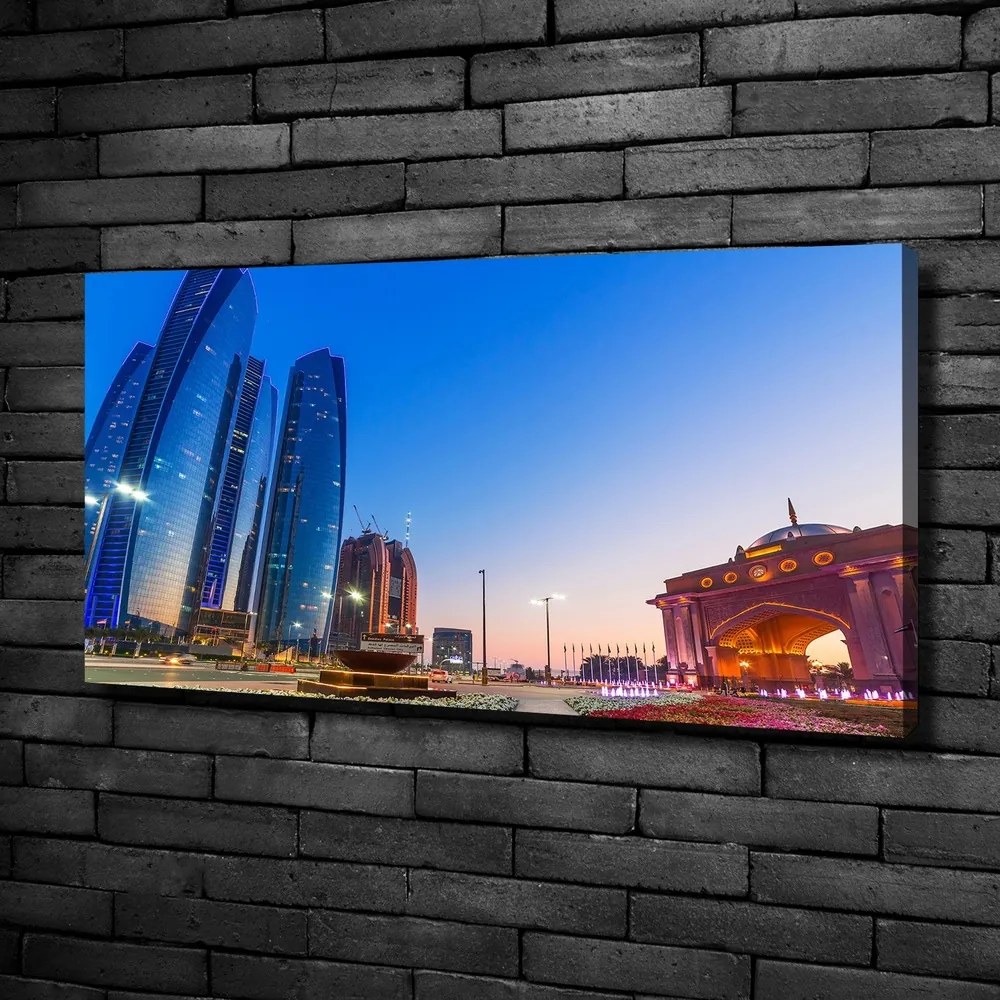 Tablou pe pânză Străzile din abu dhabi