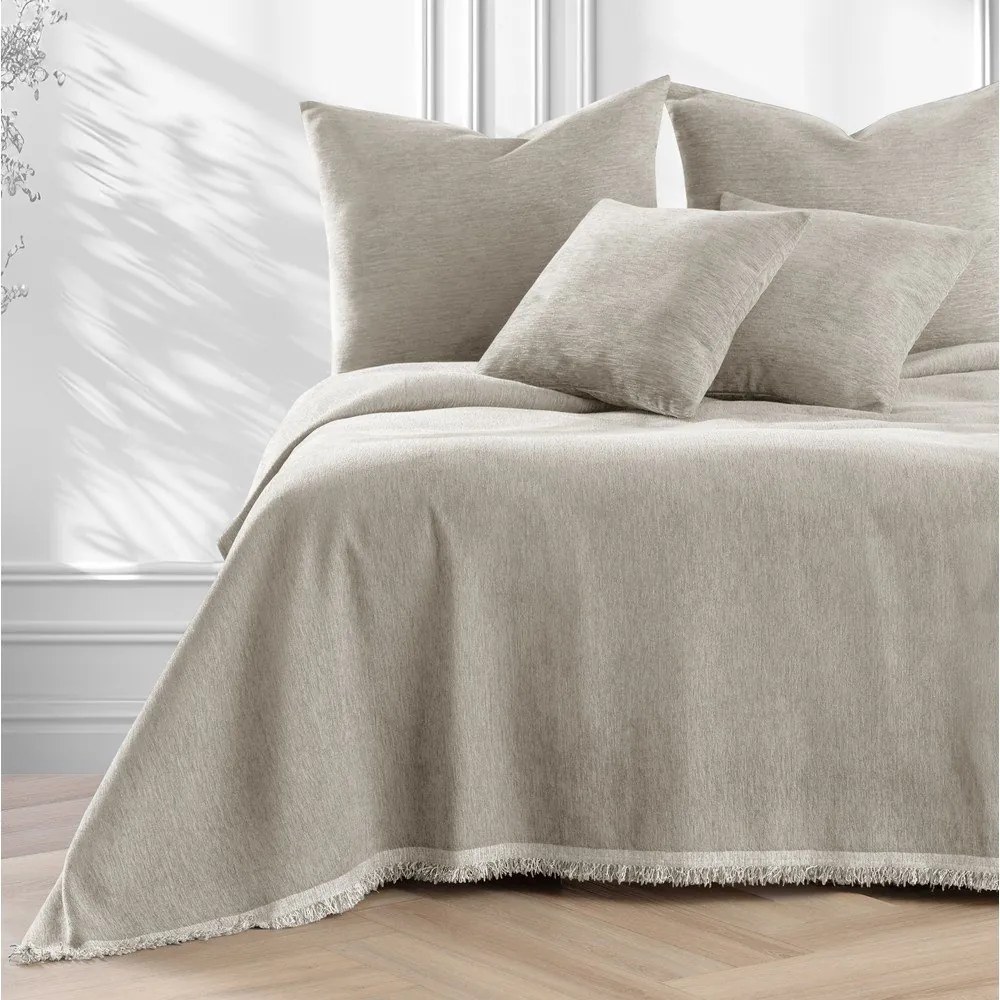 Cuvertură bej din janilie 220x240 cm Talo – Filumi