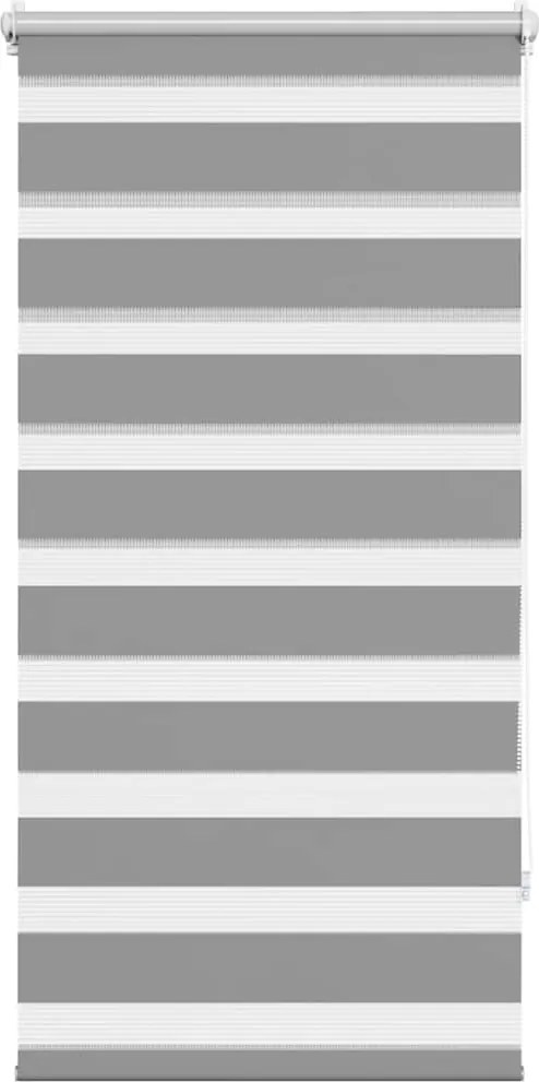 vidaXL Jaluzea Zebră 60,9x120 cm Lățime material 56,7 cm gri