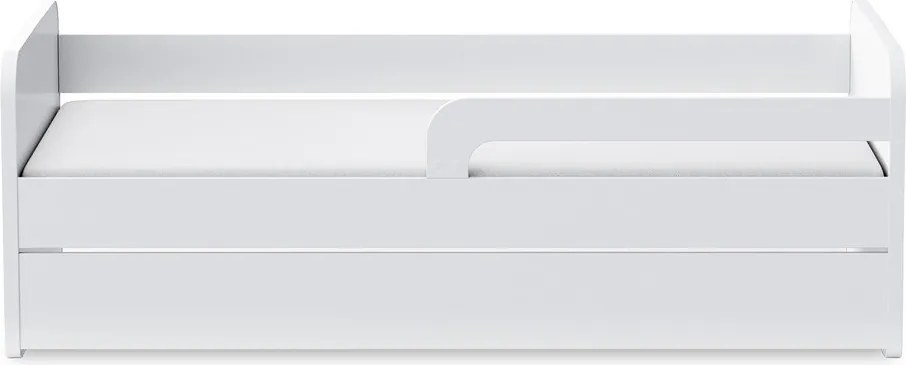 Pat pentru copii alb cu saltea/cu somieră 80x160 cm Duuli – ELTAP