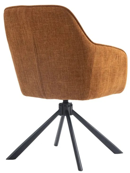 Set de scaune de sufragerie portocaliu 2 buc. tapițat Avola – Unique Furniture