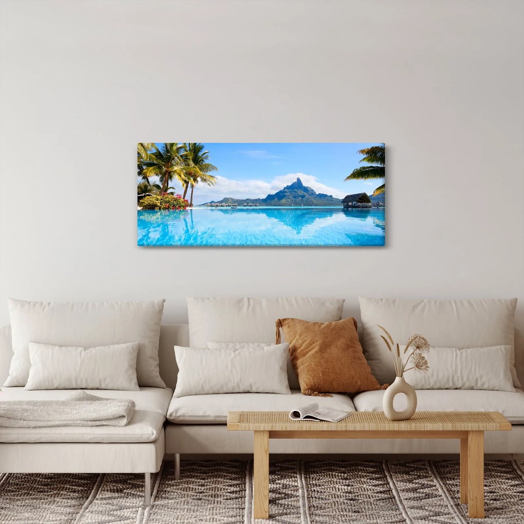 Tablou - Bora-Bora, Polinezia Franceză (120x50 cm)