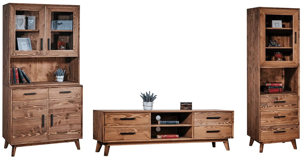 Set Living Timeless I, Lemn Masiv, Natur