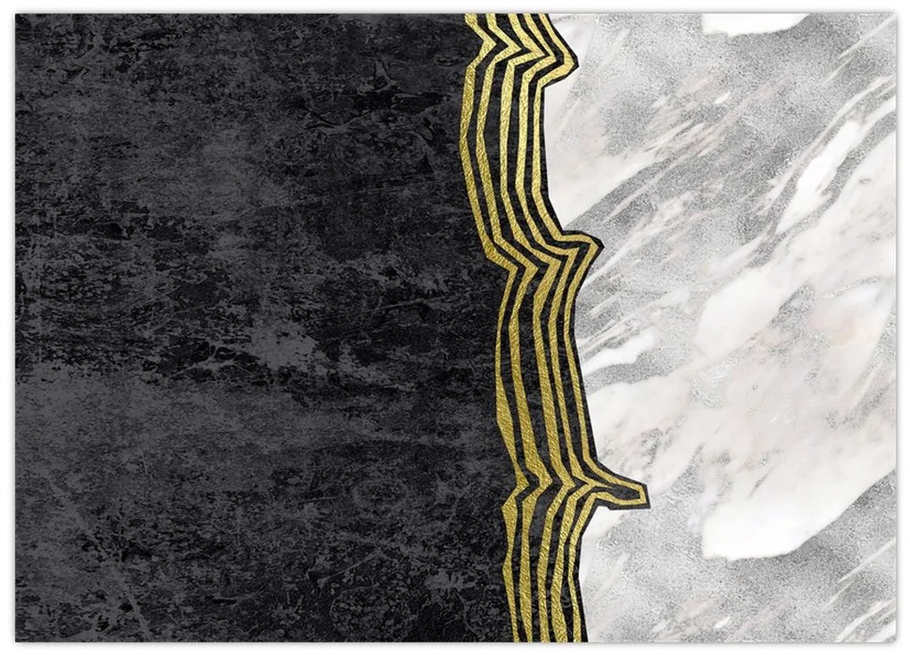 Tablou pe sticlă - Marmură (70x50 cm)