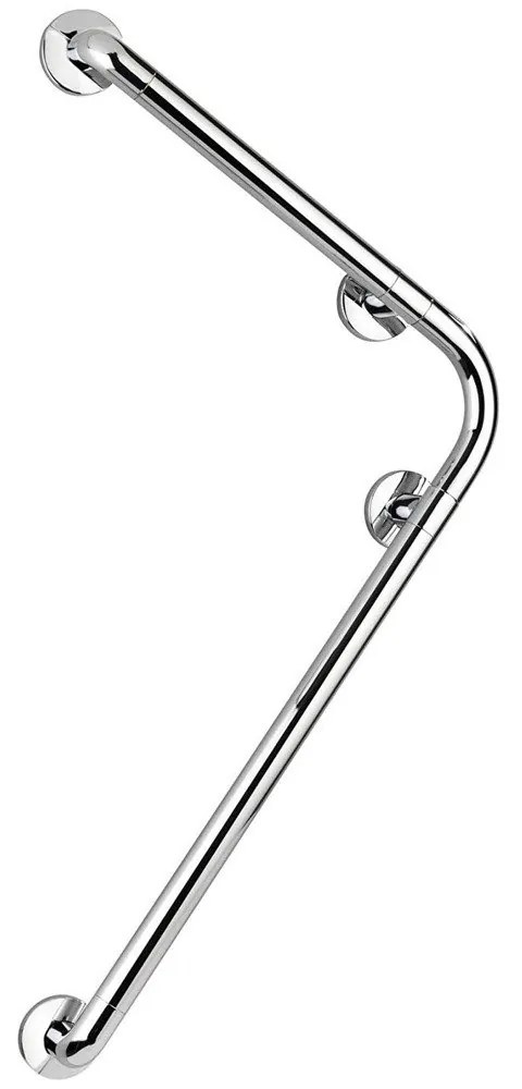 Balustrada baie, unghi drept SECURA 55,5 x 78 cm, crom, WENKO