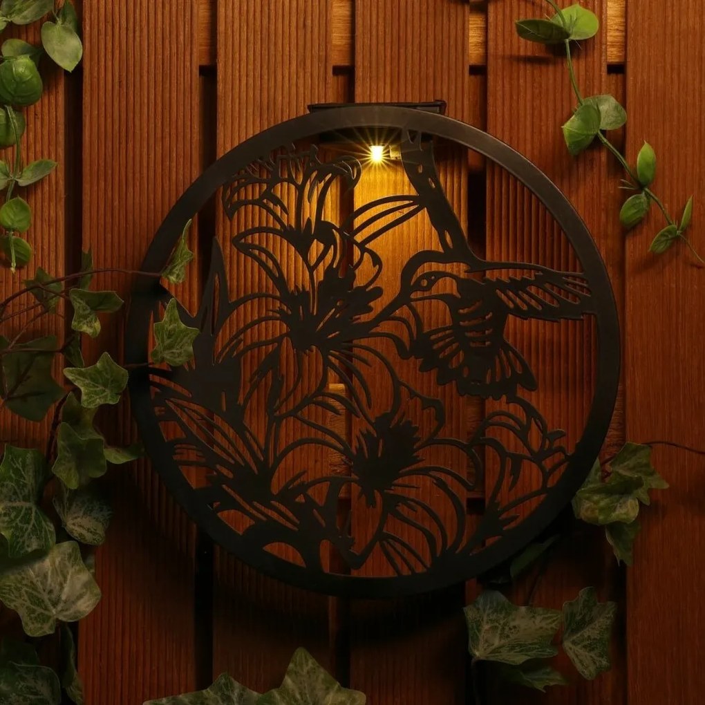 Decorațiune solară de perete Colibri 25 x 5 cm