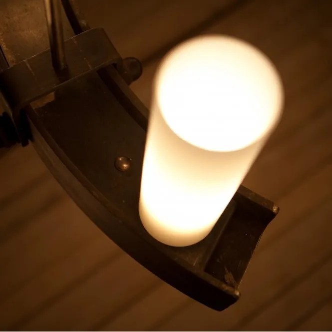 Candelabru din fier forjat cu 8 surse de lumina, design industrial HL 2548