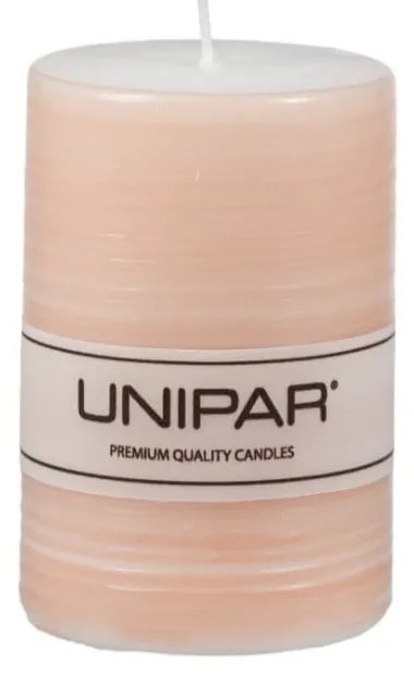 Lumânare Unipar Finelines, durată ardere 18 h, portocaliu deschis