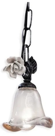 Pendul clasic cu flori din ceramica realizate manual SIENAL