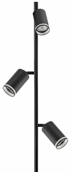 Lampadar PARIS 3xGU10/12W/230V negru