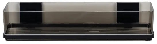 WENKO 71446800 - Poliță VACUUM-LOC QUADRO ED, 38,5 x 14,5 cm, negru