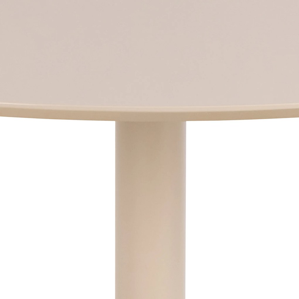 MAZZONI EXPORT KORFU Bej (Cașmir) - MASĂ ROTUNDĂ 110 cm PENTRU BUCĂTĂRIE DINING LIVING FURNIR