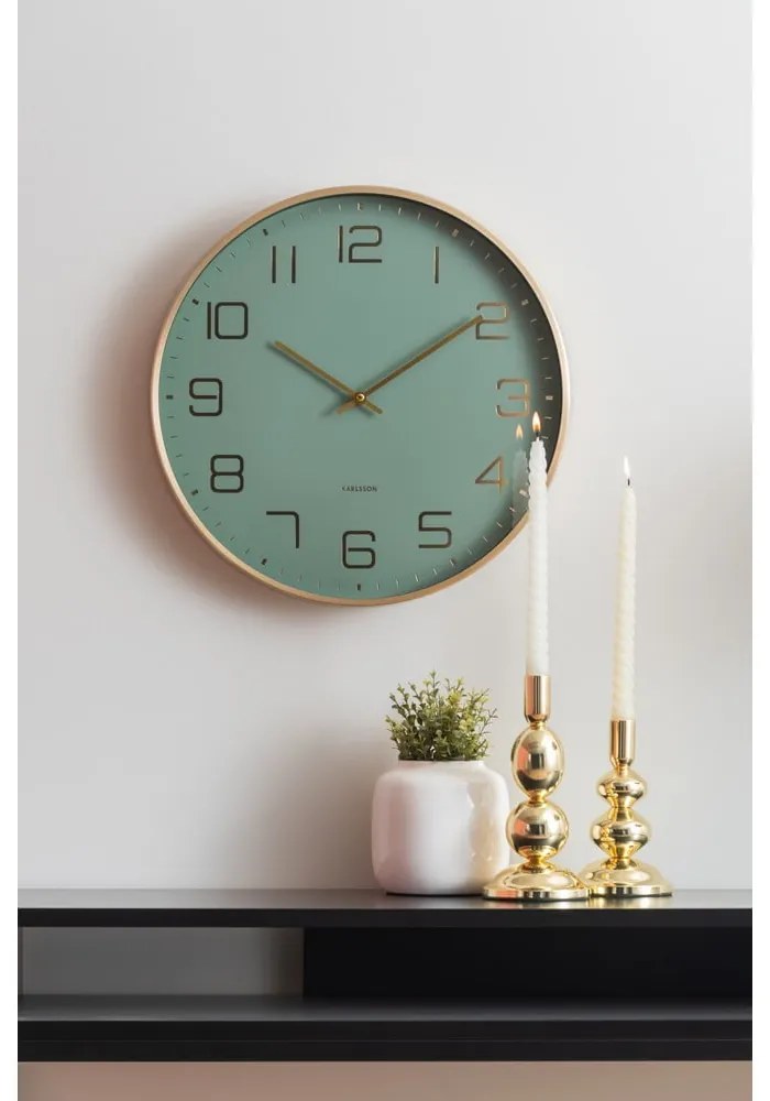 Ceas de perete ø 40 cm Elegance Glow – Karlsson