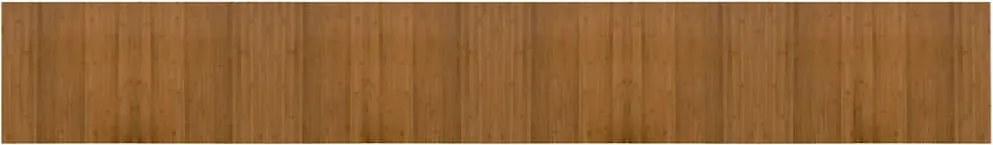 vidaXL Covor dreptunghiular, maro, 60x400 cm, bambus