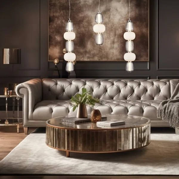 Lustră LED pe cablu CARO LED/40W/230V crom