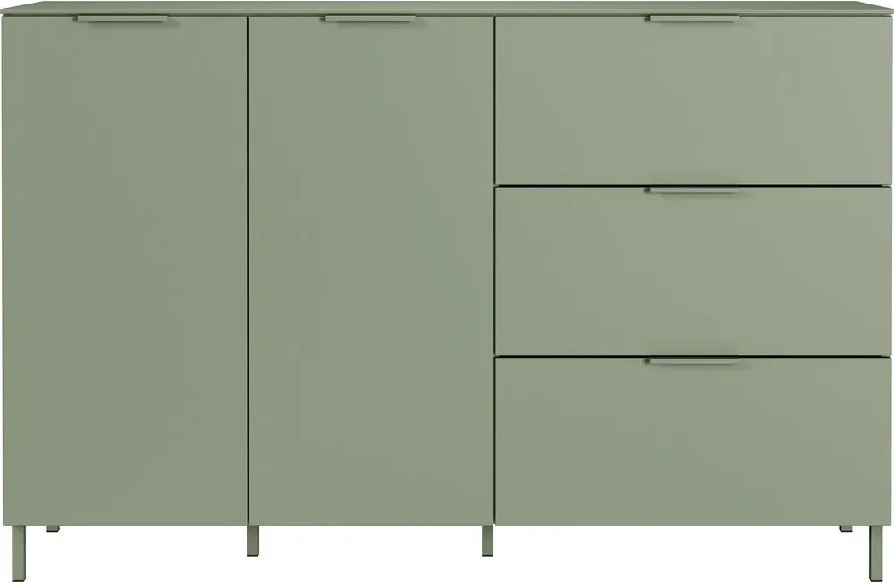 Comodă verde cu aspect mat 151x98x40 cm Savoca – Germania