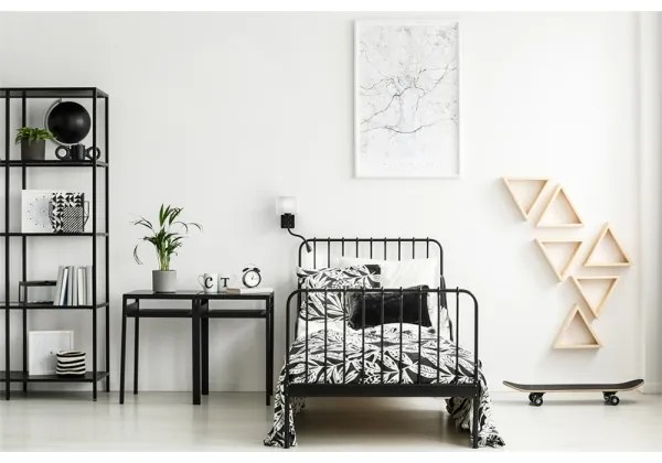 Corp de iluminat LED flexibil POLO 1xE27/40W+LED/2W 230V negru