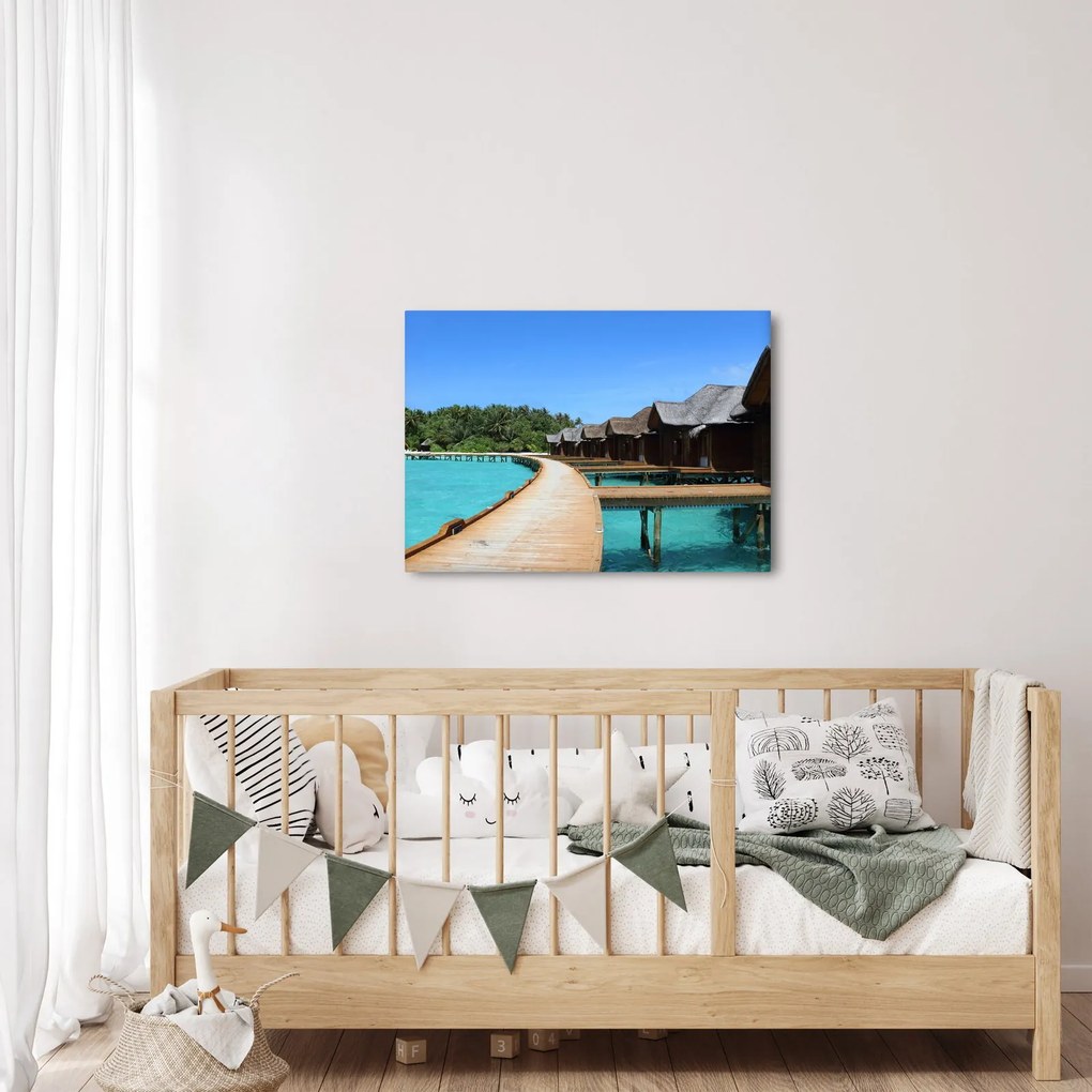 Tablou cu Maledive (70x50 cm)