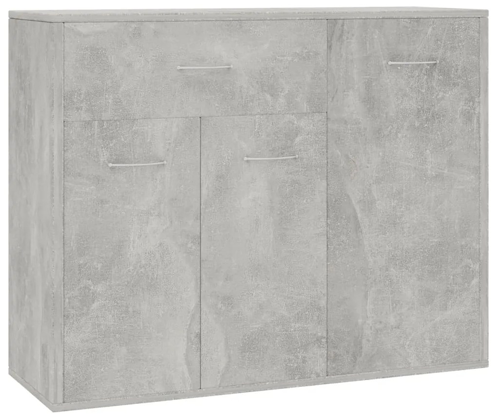 Servantă, gri beton, 88x30x70 cm, pal
