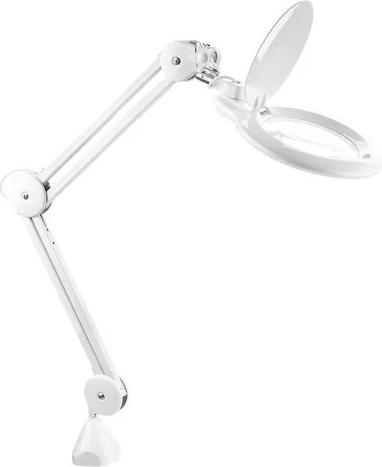 Extol - Lampă de birou LED reglabilă cu lupă LED/10W/230V, albă