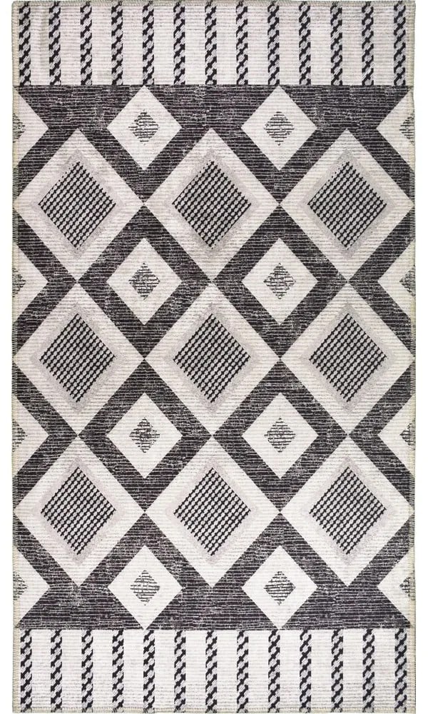 Covor gri lavabil 230x160 cm - Vitaus