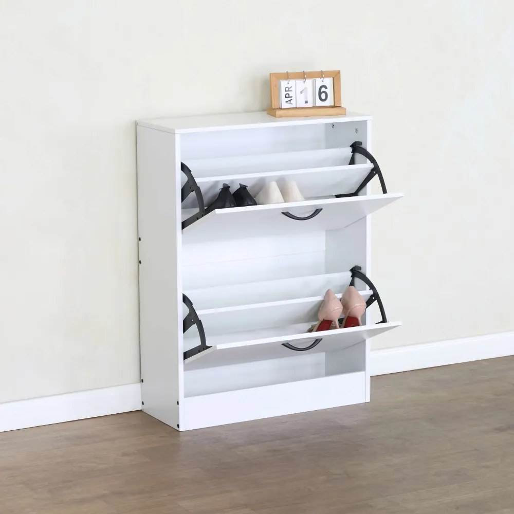 Botník BOTNIX, 2 etaje, alb